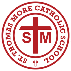 Saint Thomas More School banner logo