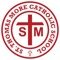 Saint Thomas More School banner logo