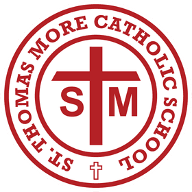 Saint Thomas More School banner logo
